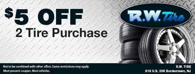 5 Off 2 Tire Purchase Special
